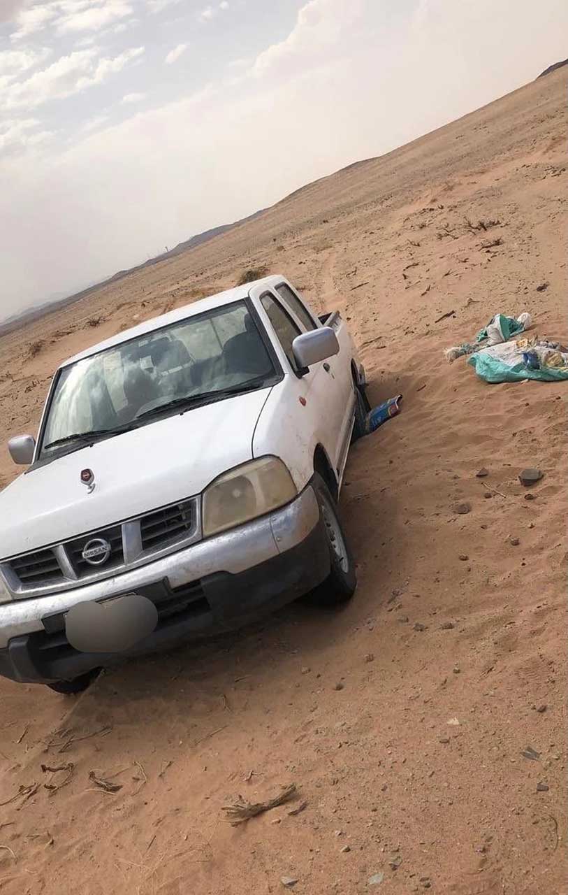 العثور على جثة شاب سعودي تاه بالصحراء ومات بجوار مركبته