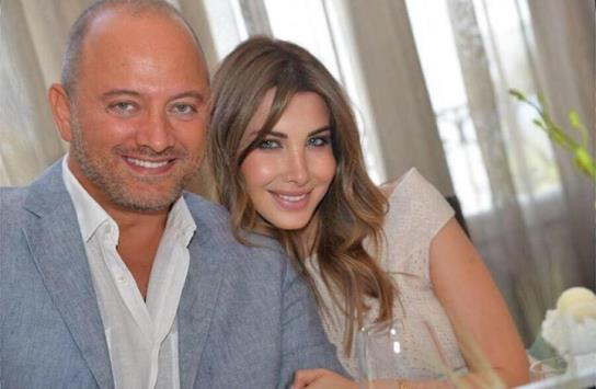 صورة لنانسي عجرم وزوجها من طفولتهما