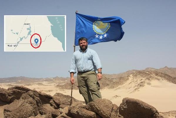 أمريكي ينصب نفسه ملكاً على منطقة حدودية بين مصر والسودان