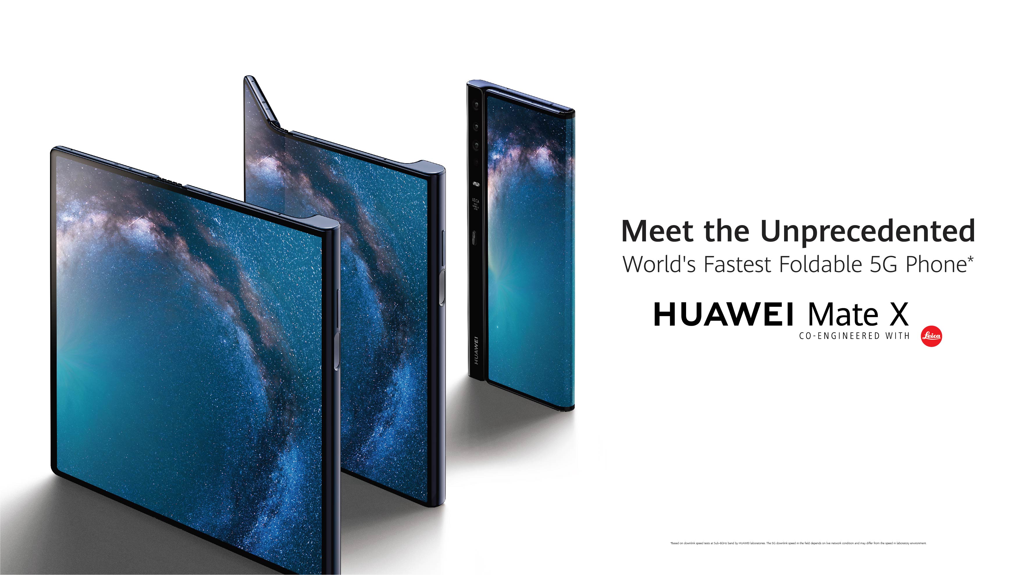 HUAWEI Mate X قابل للطي لشبكة الجيل الخامس والأسرع عالمياً