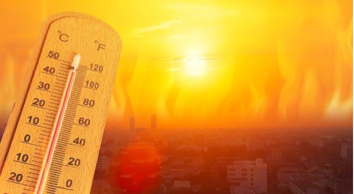 أجواء حارة الى حارة جدًا اليوم الاثنين ودرجات الحرارة تصل إلى 44 في بعض المناطق 