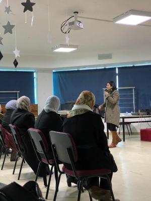 الدكتورة مرام أبو النادي تلتقي بالهيئة التدريسية في مدارس القادة الدولية