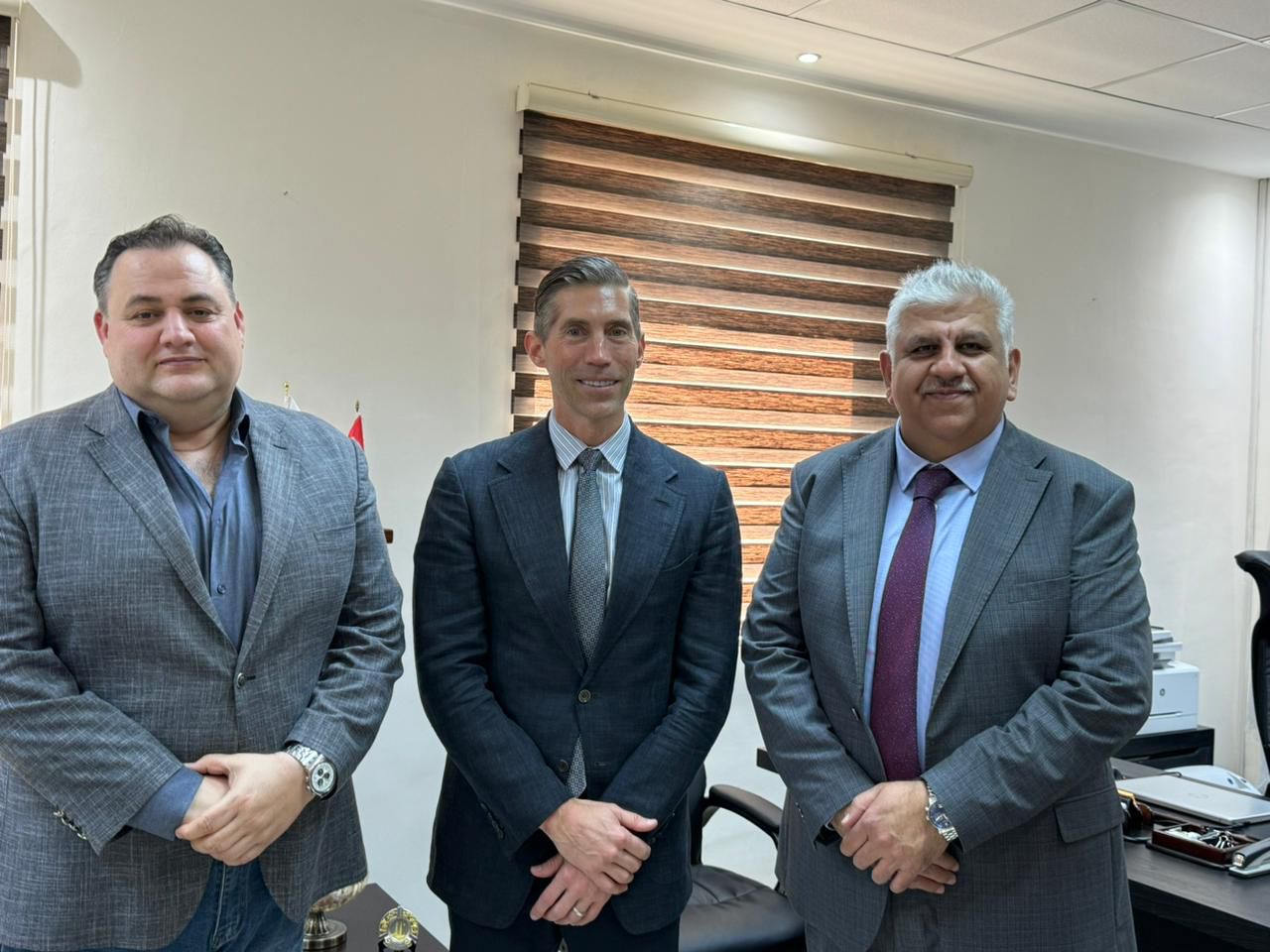 الجامعة الأميركية في مادبا تستقبل مدير البرامج الدولية للشركات والبرامج المخصصة في جامعة UCLA 
