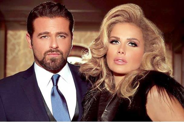 بالفيديو ..  احتفال نيكول سابا ويوسف الخال بعيد زواجهما السابع