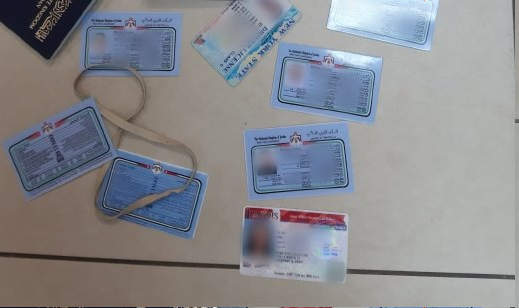 بالصور  ..  ضبط عصابة لتزوير جوازات السفر الأردنية بالقدس 