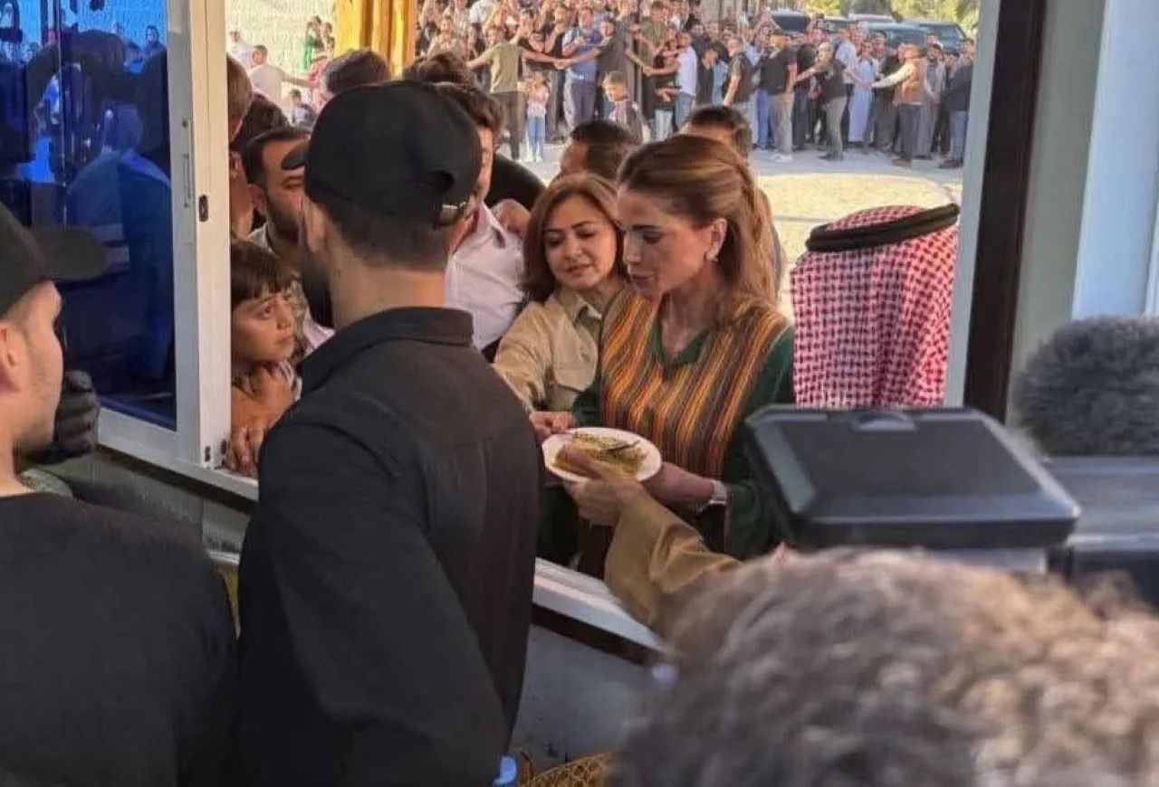 الملكة رانيا تزور محافظة معان