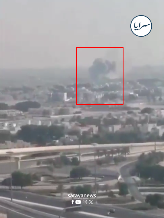 شاهد بالفيديو اللحظات الأولى لانفجار الدوحة الذي استهدف وفد حماس التفاوضي
