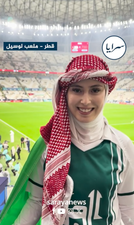 صانعة المحتوى الجزائرية إيمان عجيسي لسرايا: سأشجع النشامى والفوز حليفهم - فيديو