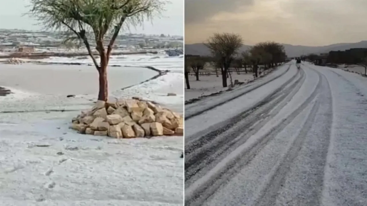  موعد مع مطرٍ عادي و برَد كثيف يفاجئ اليمنيين في عزّ الحر