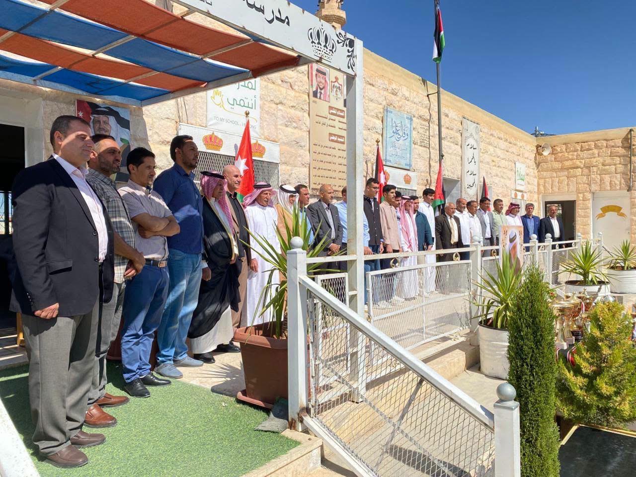 مدرسة الحمراء الثانوية في لواء البادية الشمالية الغربية تحتفل على مرور ٦٨ عام على تأسيسها