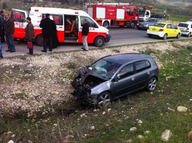 وفاة مواطن وزوجته بحادث سير شرق القدس