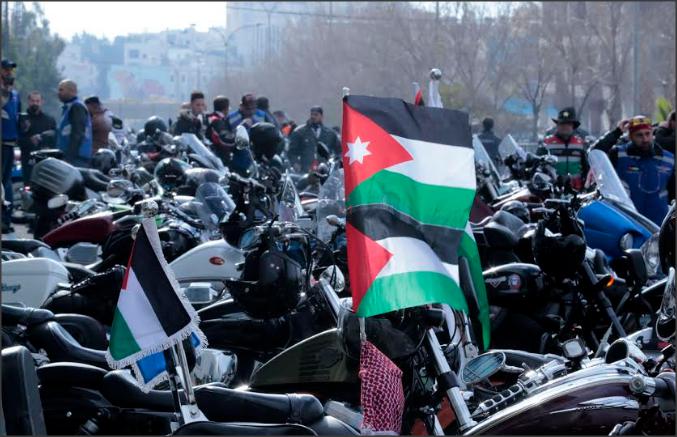 مسيرة للدراجات النارية تنطلق من زين نُصرةً للقدس