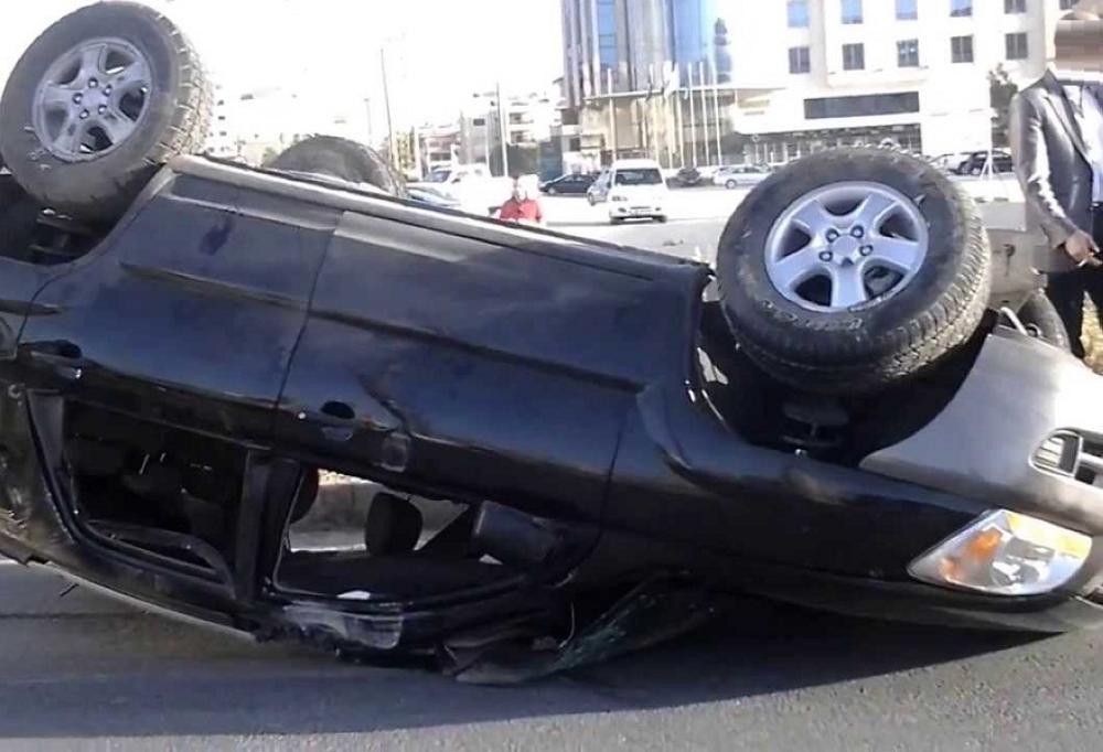 وفاة و 6 اصابات اثر حادث تدھور في المفرق 