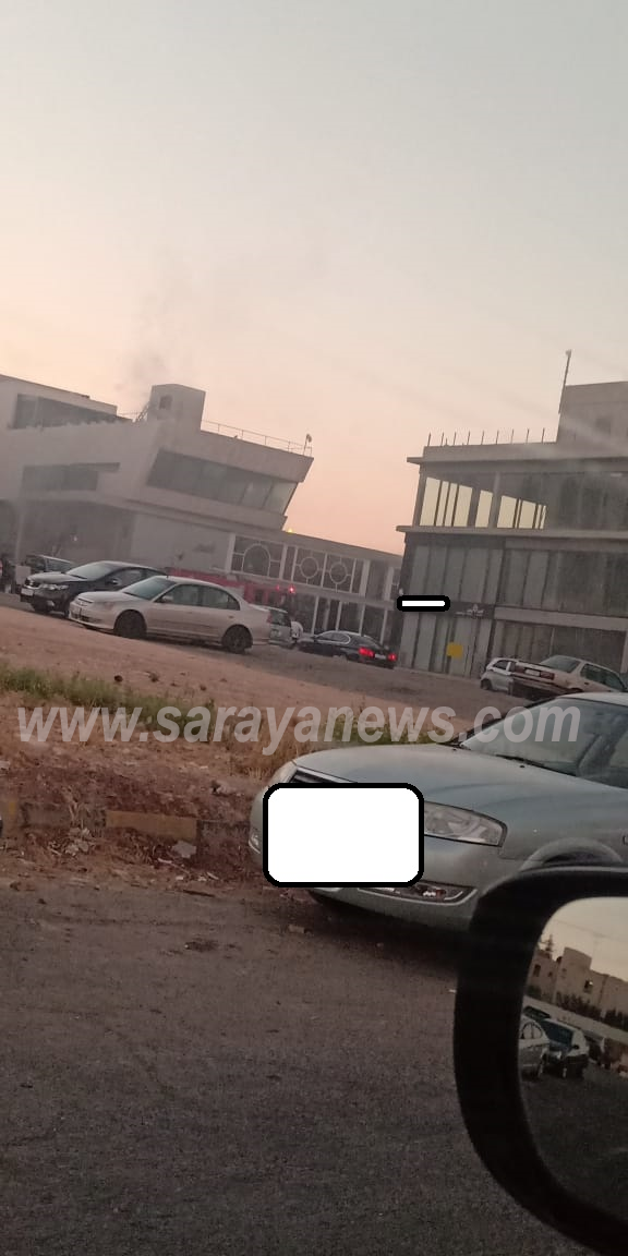 بالفيديو والصور  .. حريق مطعم في عبدون بعمان