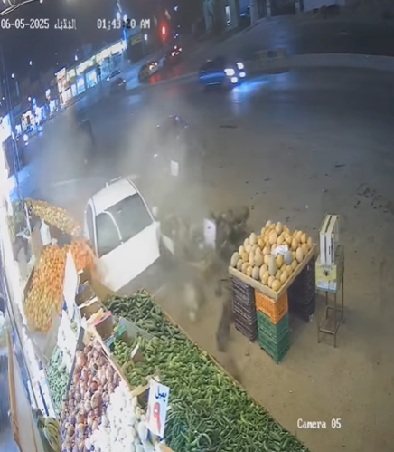 بالفيديو ..  حادث سير مروع في الرصيفة