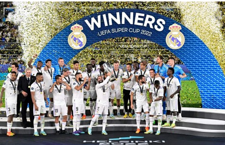 ريال مدريد يحرز لقب كأس السوبر الأوروبية بفوزه على أتلانتا 2-صفر