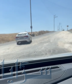 بالفيديو  ..  مطالبات بصيانة مدخل الطريق الدائري بالقرب من منطقة الحصن في إربد