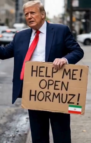 فيلم ساخر يظهر تخلي حلفاء ترامب عنه في معركة مضيق هرمز ..  فيديو