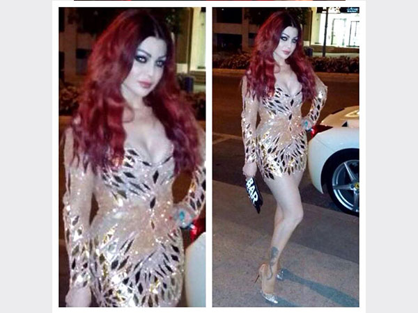 بالصور  ..  هيفاء وهبي تفتتح فيلمها المثير للجدل "حلاوة الروح" بفستان ساخن