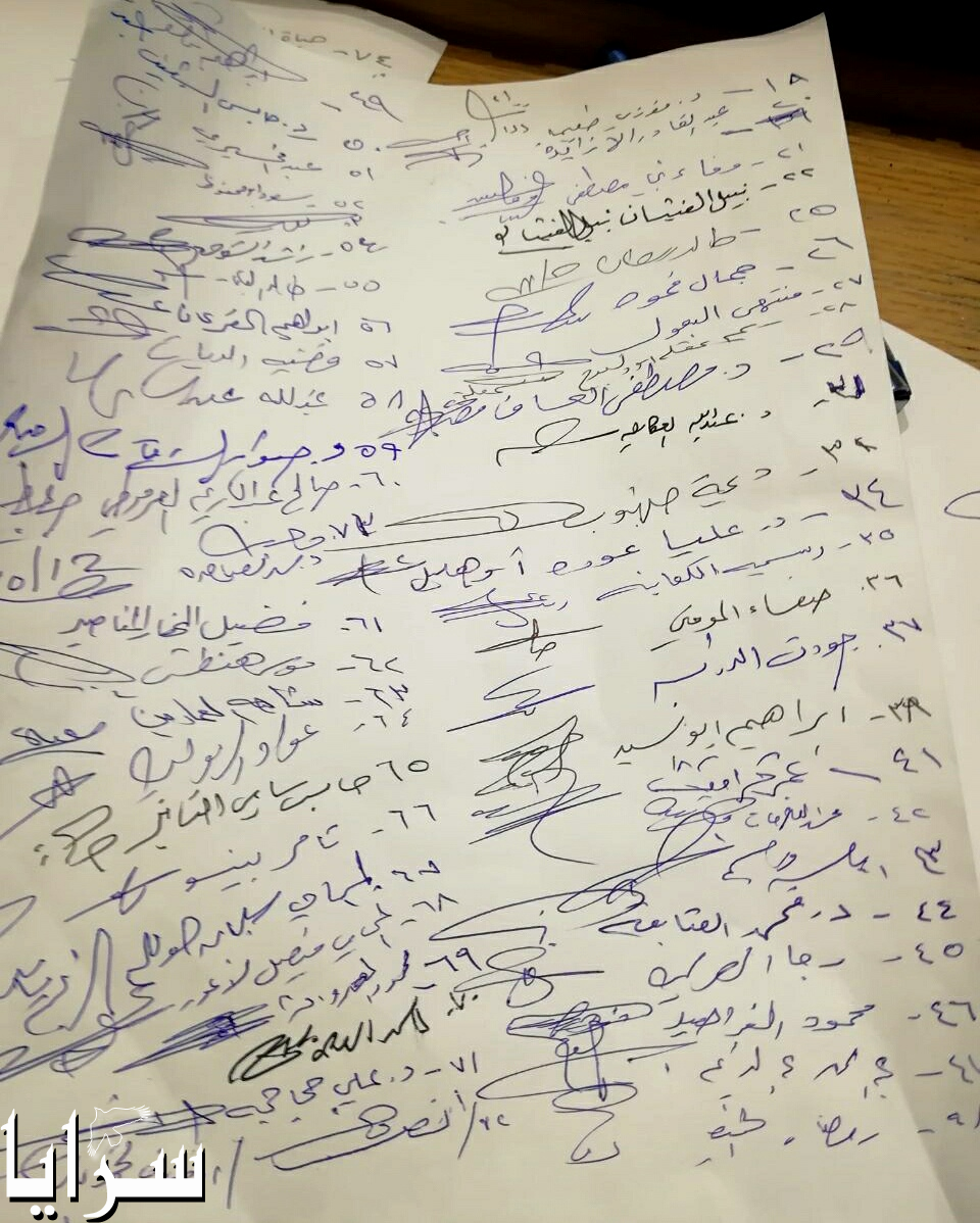80 نائبا يطالبون بالافراج عن معتقلي دعم المقاومة الفلسطينية في الاردن   ..  اسماء