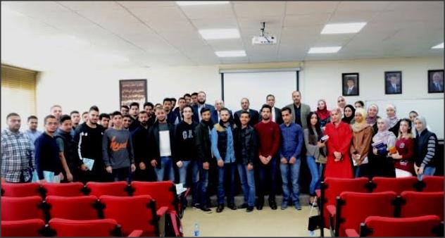 عميد كلية الحقوق في جامعة عمان الأهلية يلتقي بطلبتها المستجدين للعام الجامعي 2017-2018