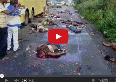 بالفيديو ..  قتل المسلمين بطرق بشعة في أفريقيا الوسطى  .. +18