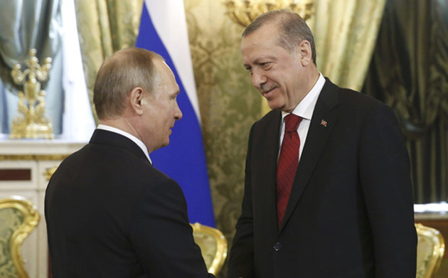أردوغان وبوتين يتفقان على التشاور لخفض التصعيد في إدلب