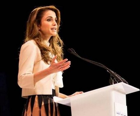 الملكة رانيا تشارك في اجتماع نظمته مؤسسة بيل وميليندا غيتس بنيويورك
