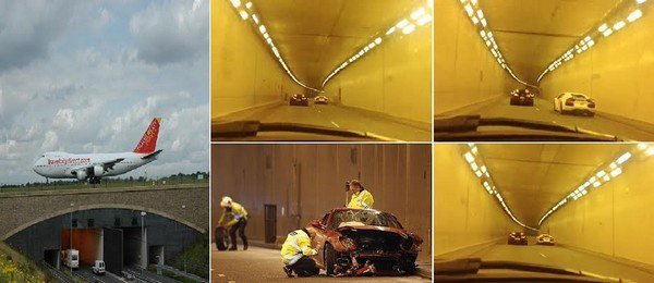 بالفيديو  ..  تسابق "بوجاتي" و"لامبورجيني" في موقع حادث كريستيانو رونالدو