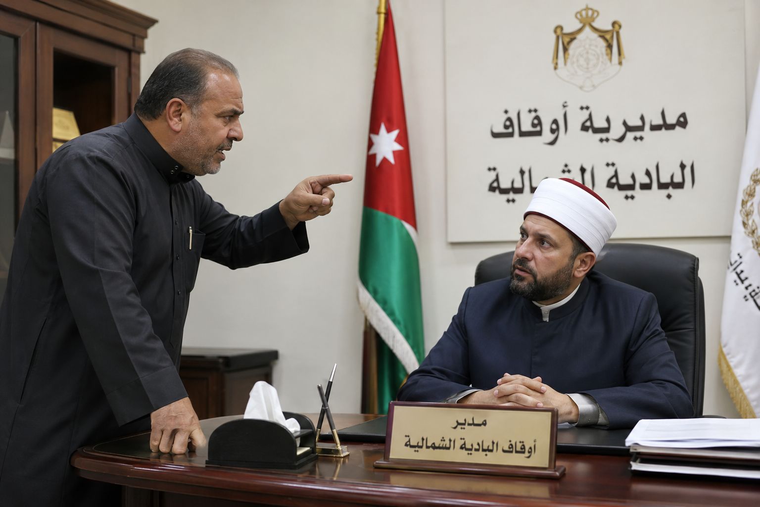 الطرمان : لن اسكت طويلا وهذه رسالتي لمدير اوقاف الباديه الشماليه