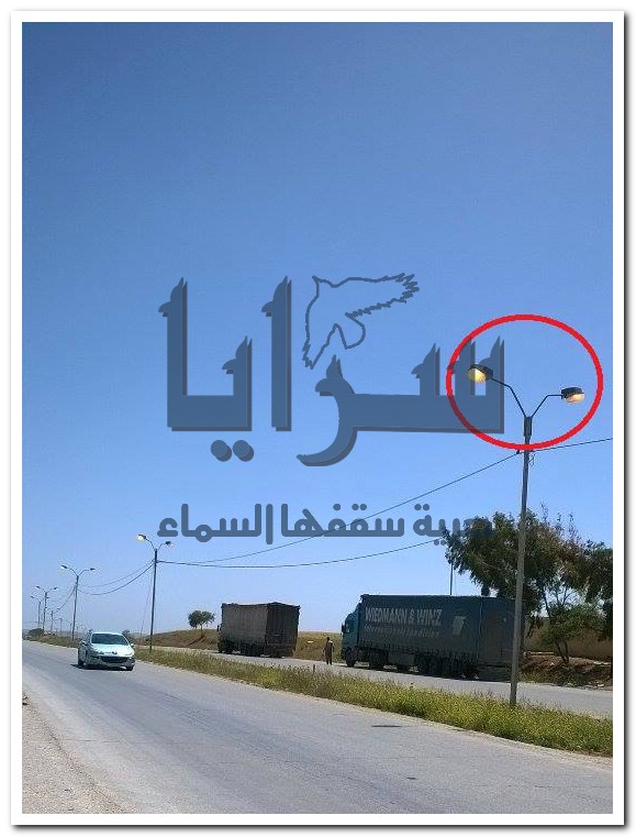  بالصور  ..  طريق الرمثا - حوارة مضاء في النهار 