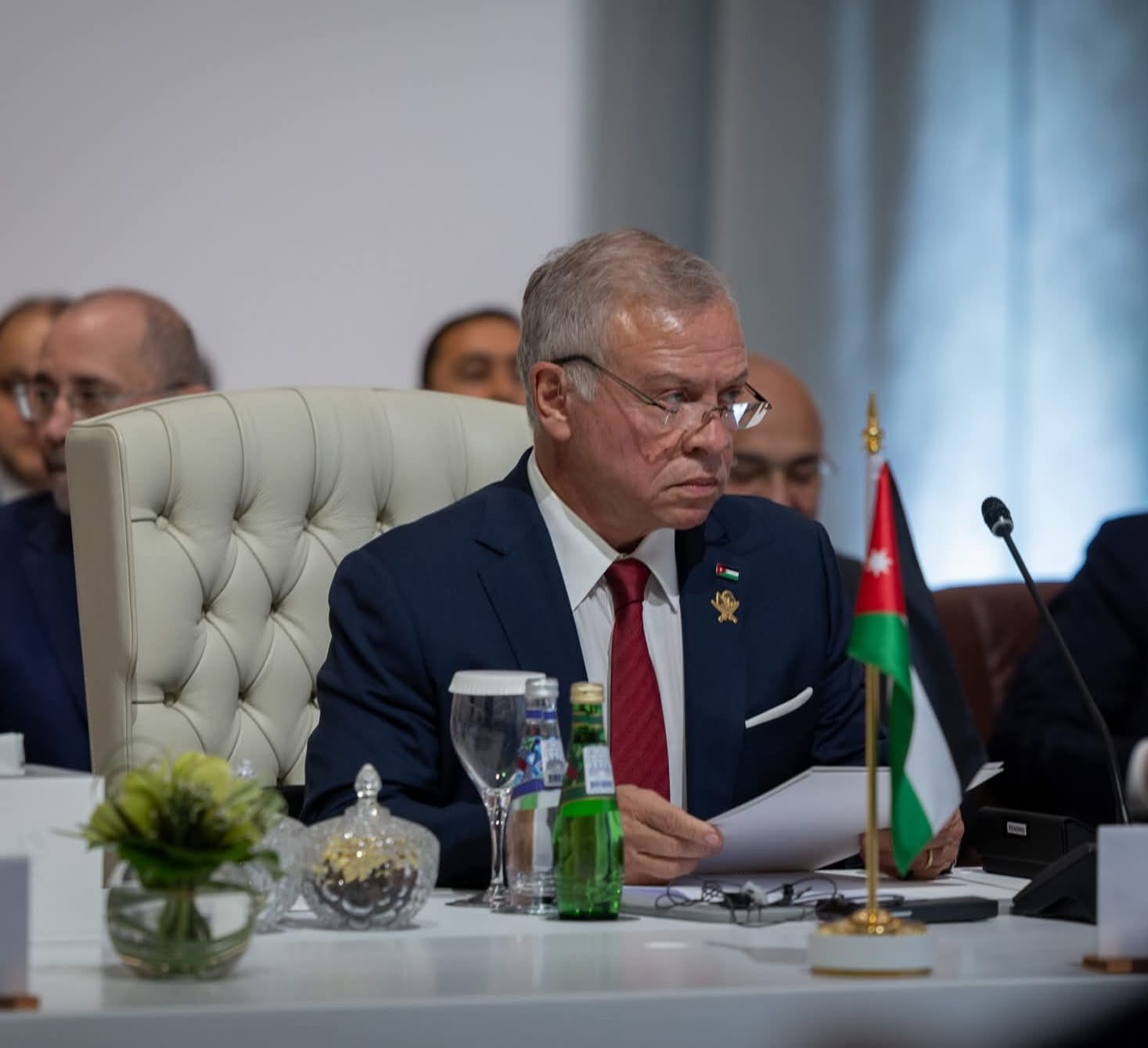 المحامي إبراهيم فالح زيتون بني خالد يثمن بيان جلالة الملك عبدالله الثاني في القمة العربية والإسلامية بالدوحة