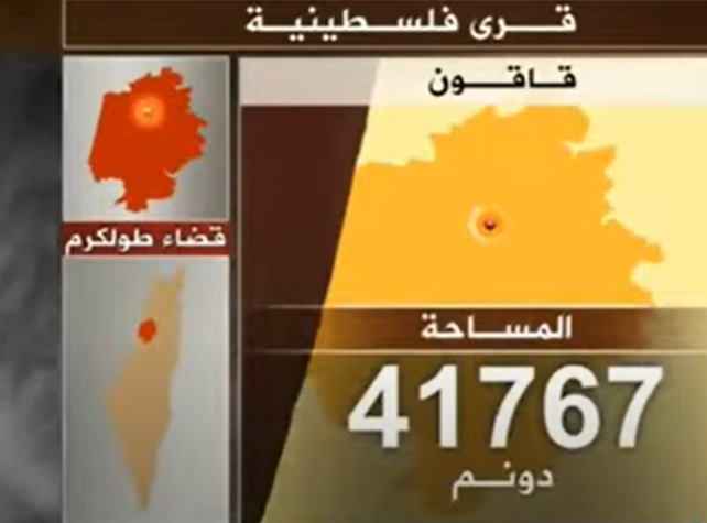 بالفيديو ..  تعرفوا على قرية قاقون المهجرة قضاء طولكرم
