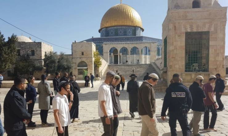 الاحتلال يسمح لأعضاء الكنيست باقتحام المسجد الأقصى شهريا