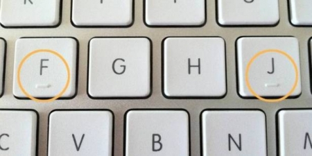 صورة ..  الحافة البارزة في الكيبورد لم توضع عبثاً  ..  اكتشف السر