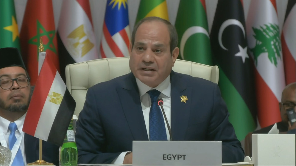 السيسي: العدوان الإسرائيلي على الدوحة تجاوز كل الحدود الحمراء