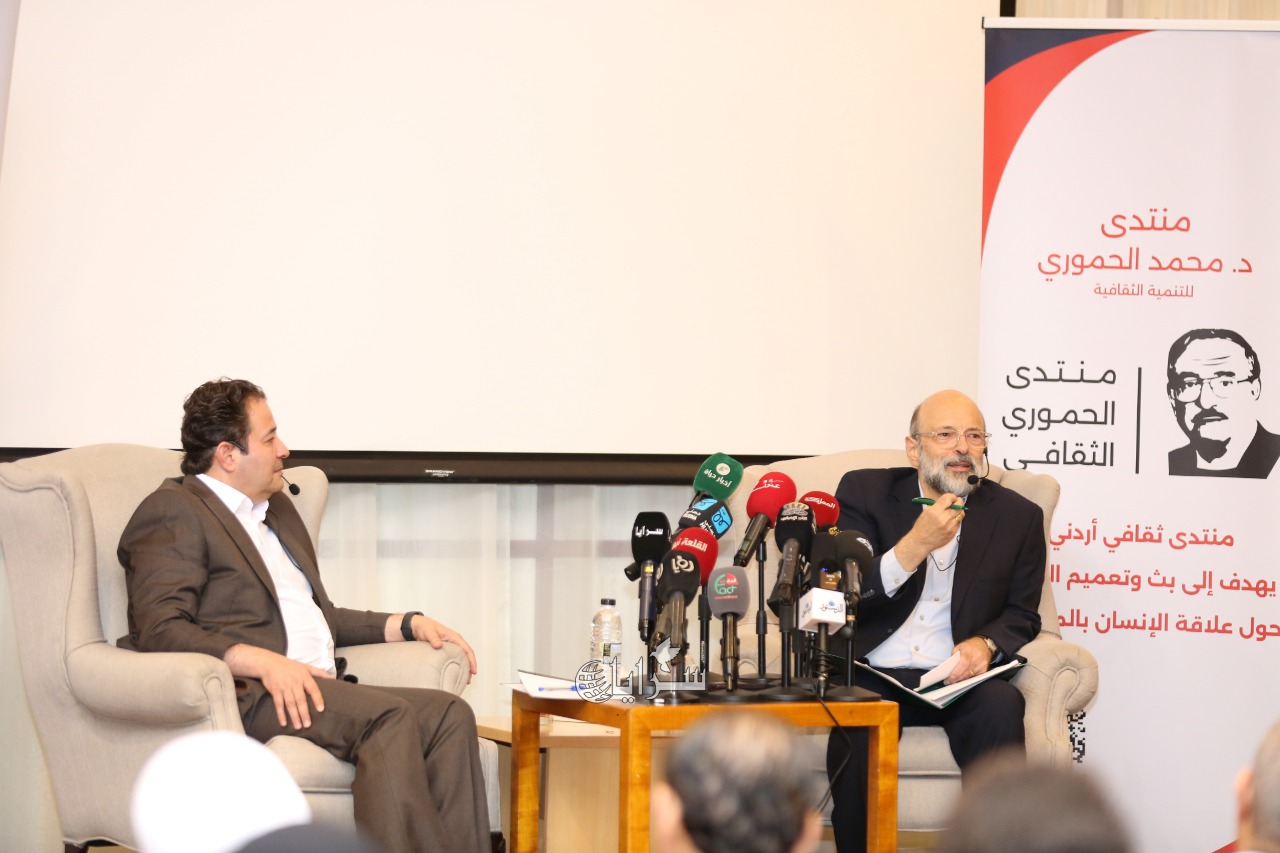 الرزاز في منتدى الحموري  ..  ما بعد 7 أكتوبر مرحلة مفصلية في الوعي والصراع على السردية