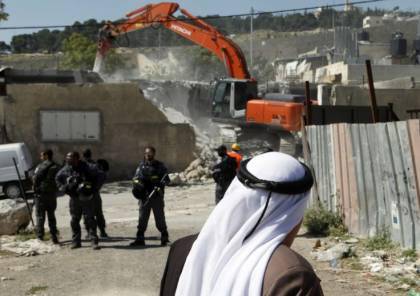 الاحتلال يهدم منزلا في قرية الولجة شمال غرب بيت لحم
