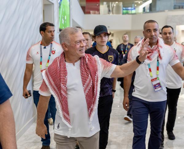 الملك للنشامى: الوطن يباهي بكم  ..  والجماهير عكست أجمل الصور