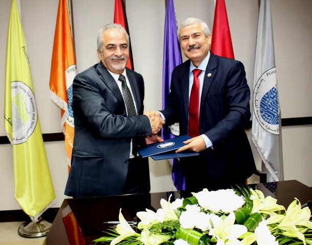 اتفاقية تعاون بين جامعة الأميرة سمية للتكنولوجيا وجامعة عمان الأهلية