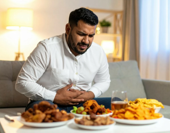 إفطار رمضان الدسم ..  عبء على الجهاز الهضمي