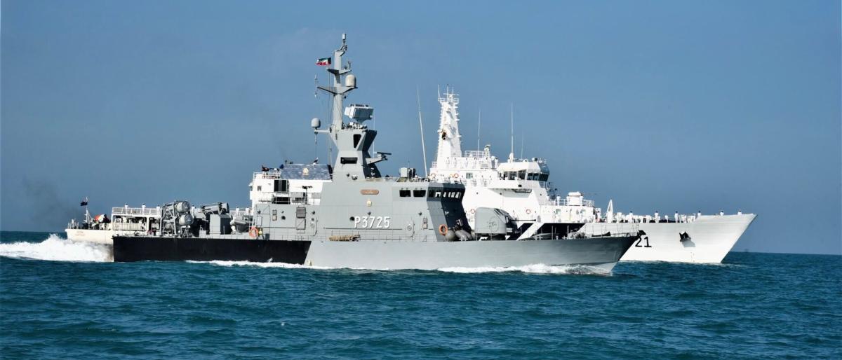 القوة البحرية الكويتية تنفذ تمريناً مشتركاً مع خفر السواحل الهندي