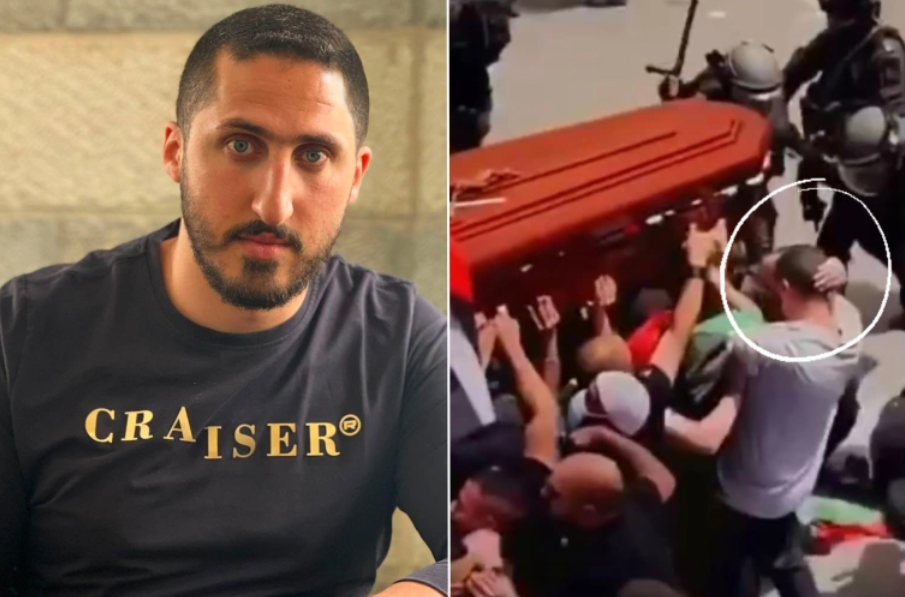 الاحتلال يعتقله ..  "حامي التابوت" يروي قصة الاعتداء على جنازة شيرين أبو عاقلة