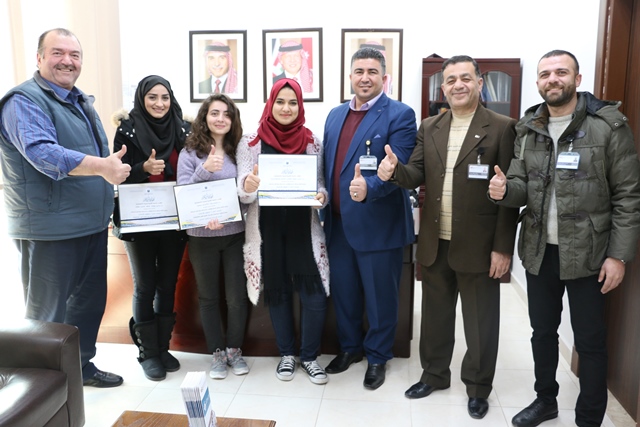 جامعة الشرق الاوسط تشارك في احتفالية "الاميرة سمية للتكنولوجيا" لحقوق الانسان