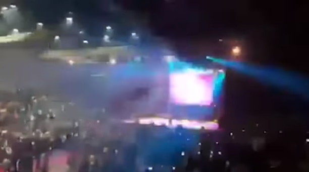 بالفيديو ..  فوضى بحفل حمو بيكا في الاردن